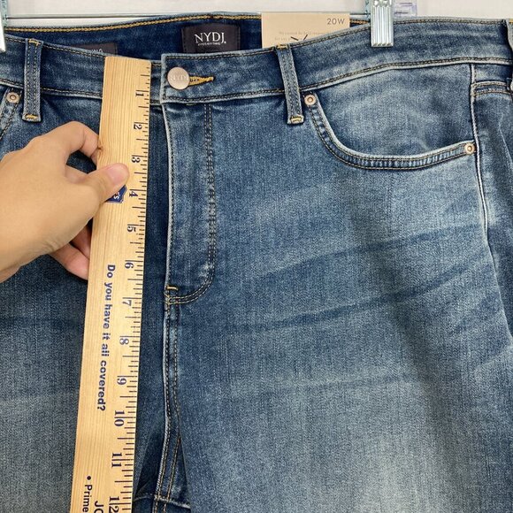 New NYDJ size 20W Alina Legging Stretch Skinny Jeans Stretch Comfy High Rise - Picture 10 of 12